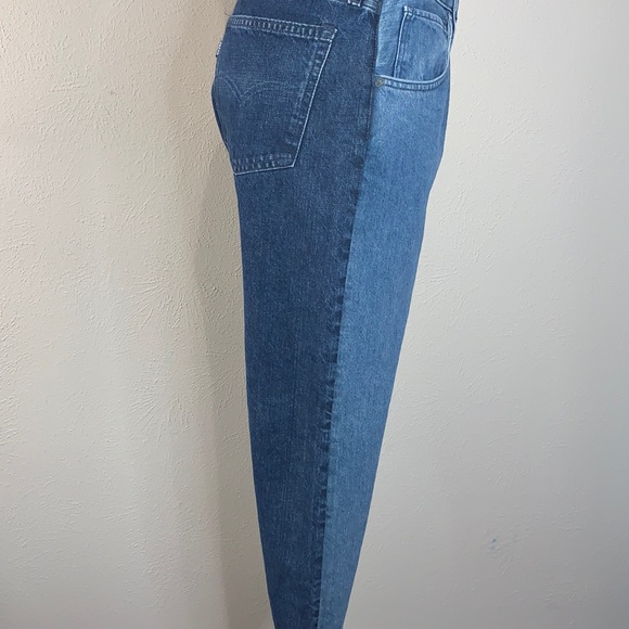 Levi’s Made & Crafted East to West Two-Tone Slim Crop Jeans Size 31 - Picture 6 of 15